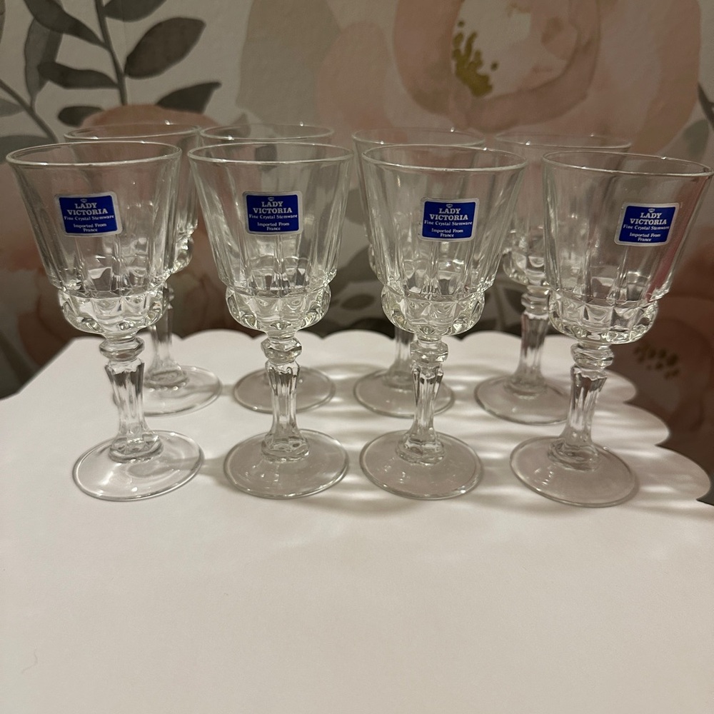 Lady Victoria cordial glasses Set of 8